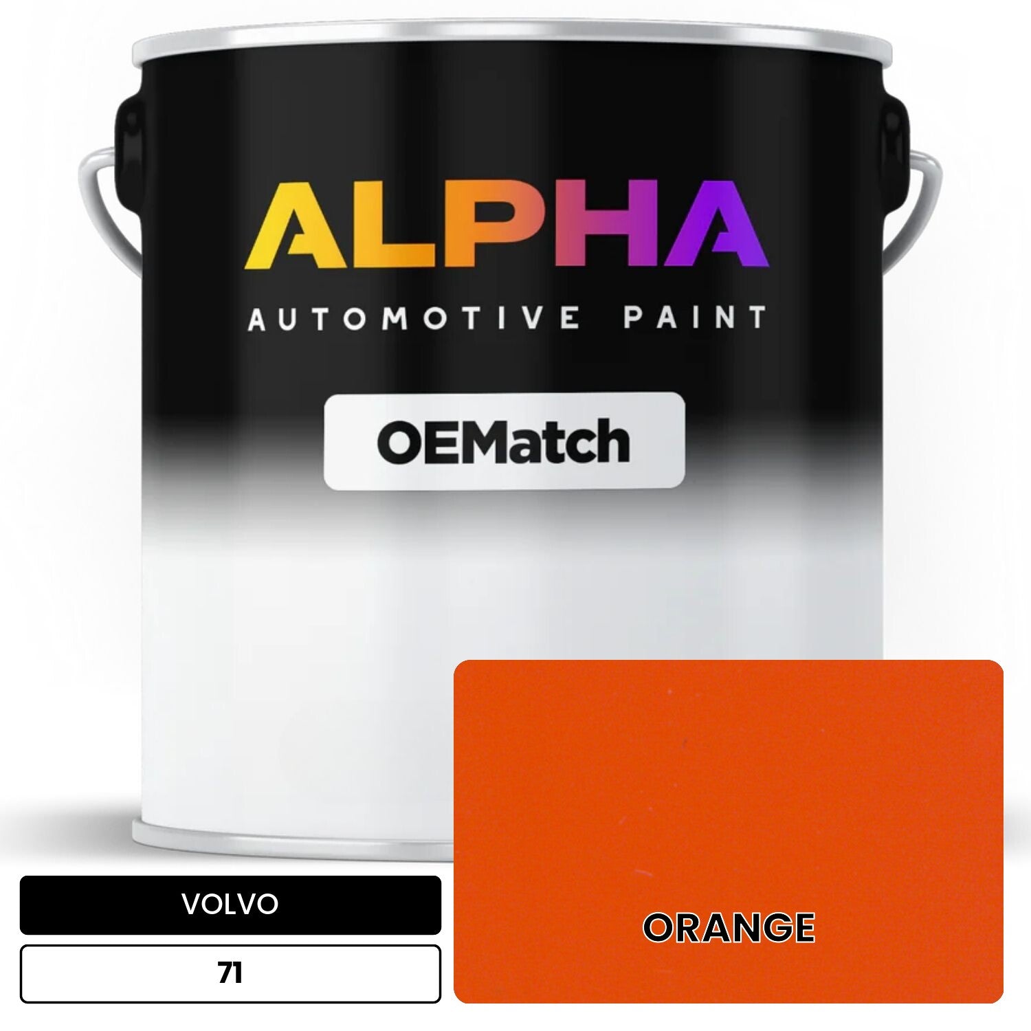 VOLVO ORANGE 71 OEMatch Basecoat