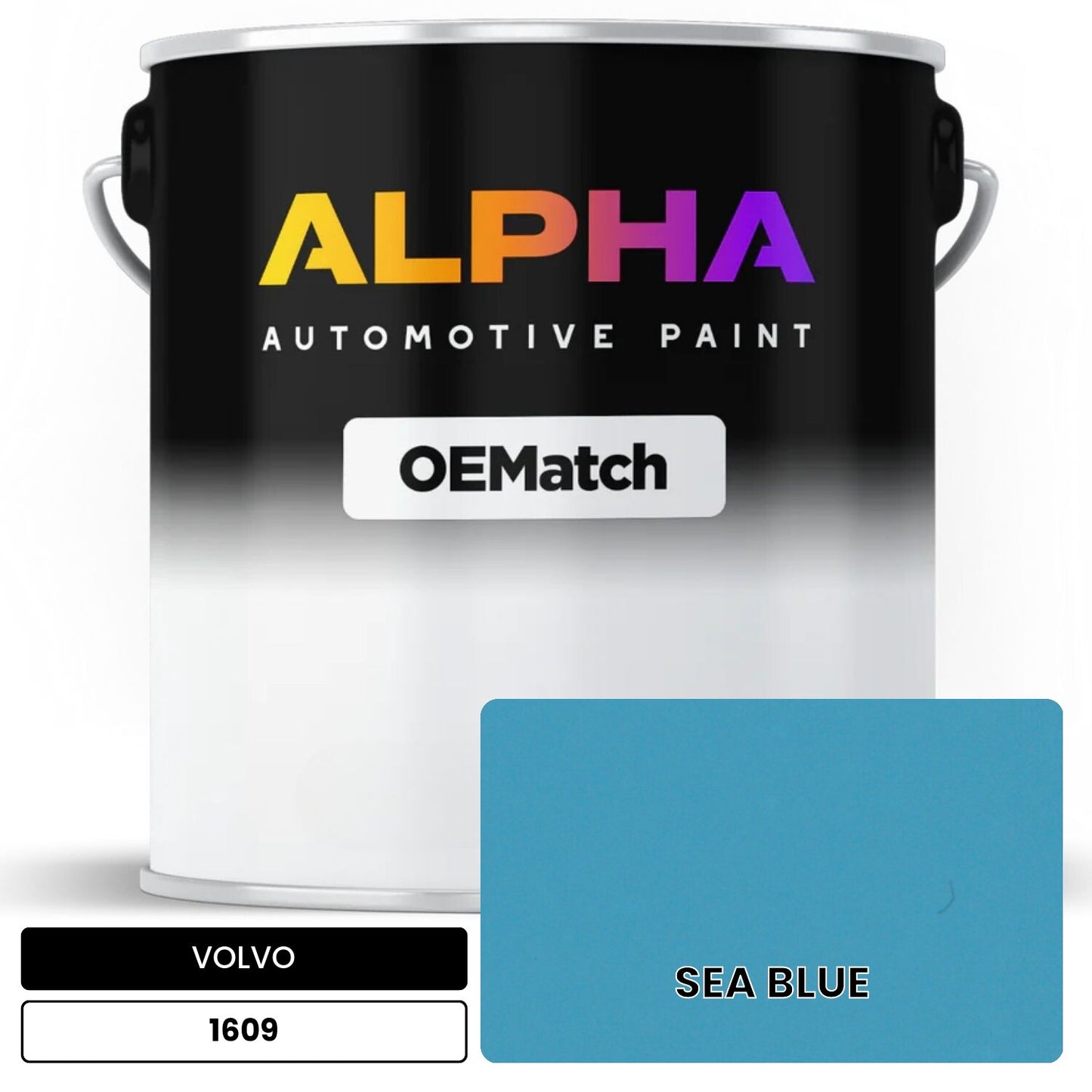 VOLVO SEA BLUE 1609 OEMatch Basecoat