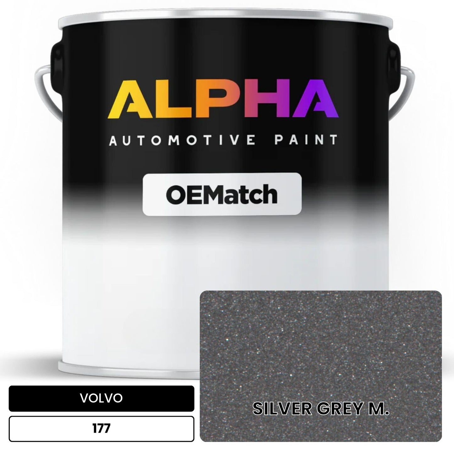 VOLVO SILVER GREY M. 177 OEMatch Basecoat