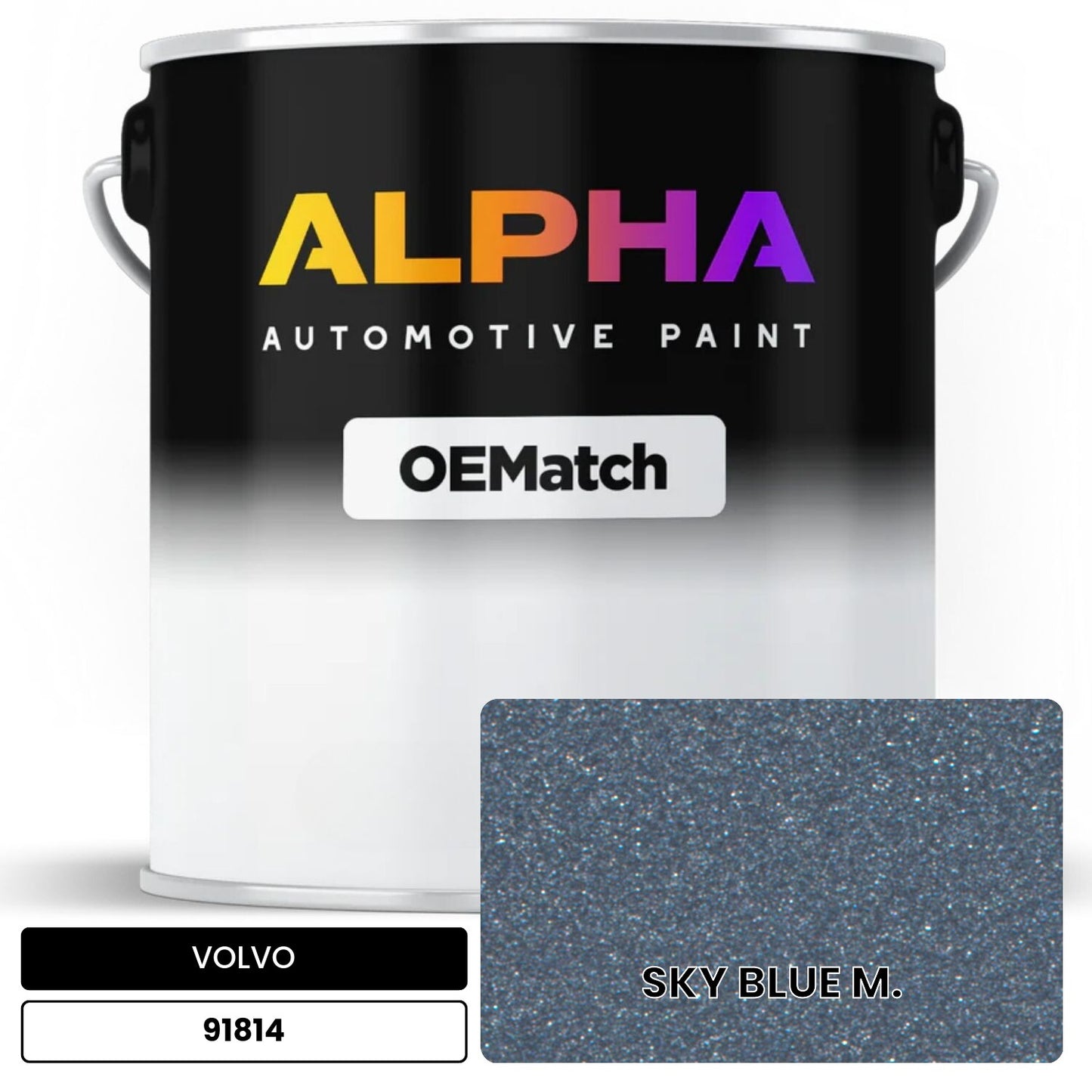 VOLVO SKY BLUE M. 91814 OEMatch Basecoat