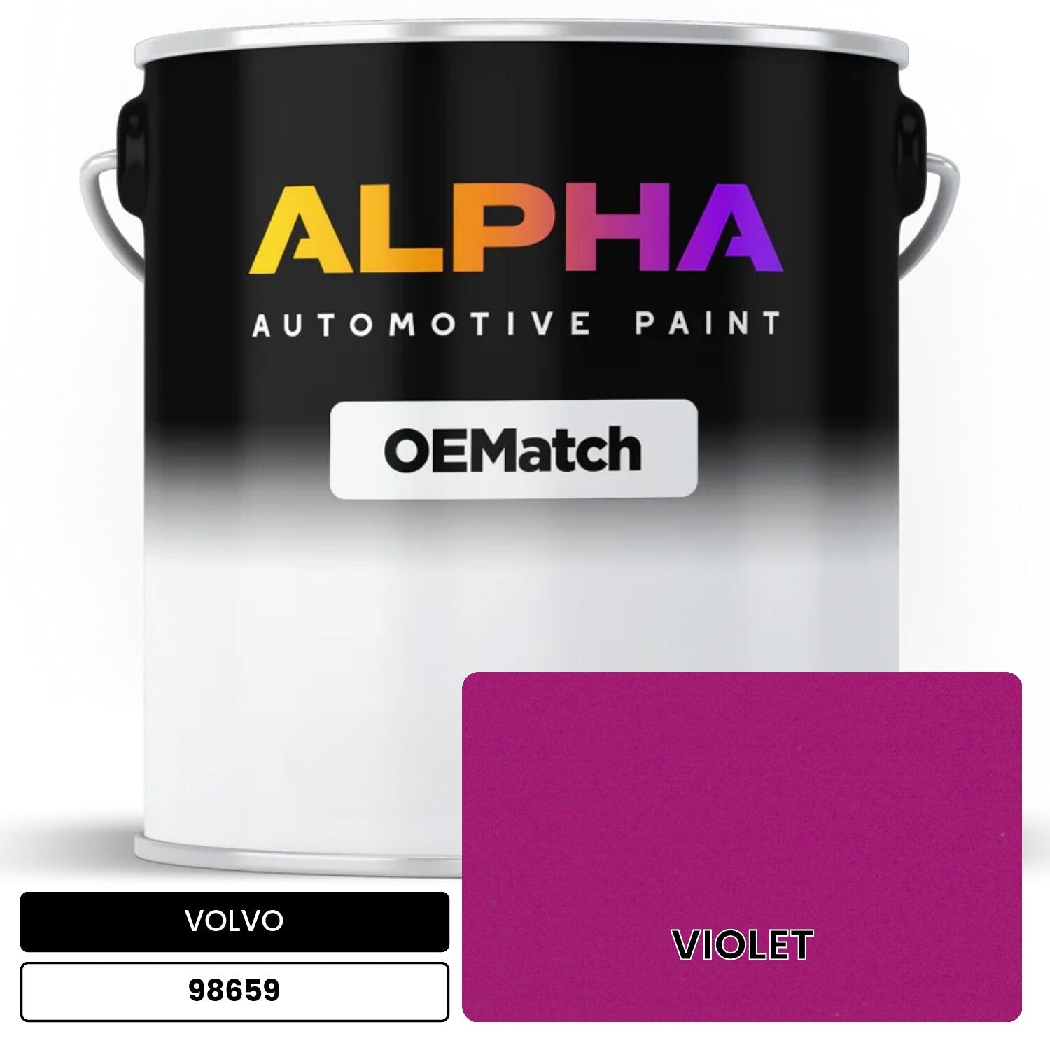 VOLVO VIOLET 98659 OEMatch Basecoat