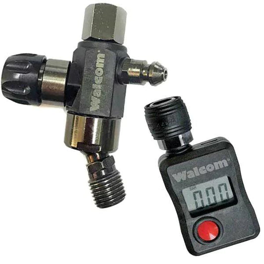 Walcom PRESSURE REGULATOR with Digital Gauge- SWIVEL - The Spray Source - Walcom