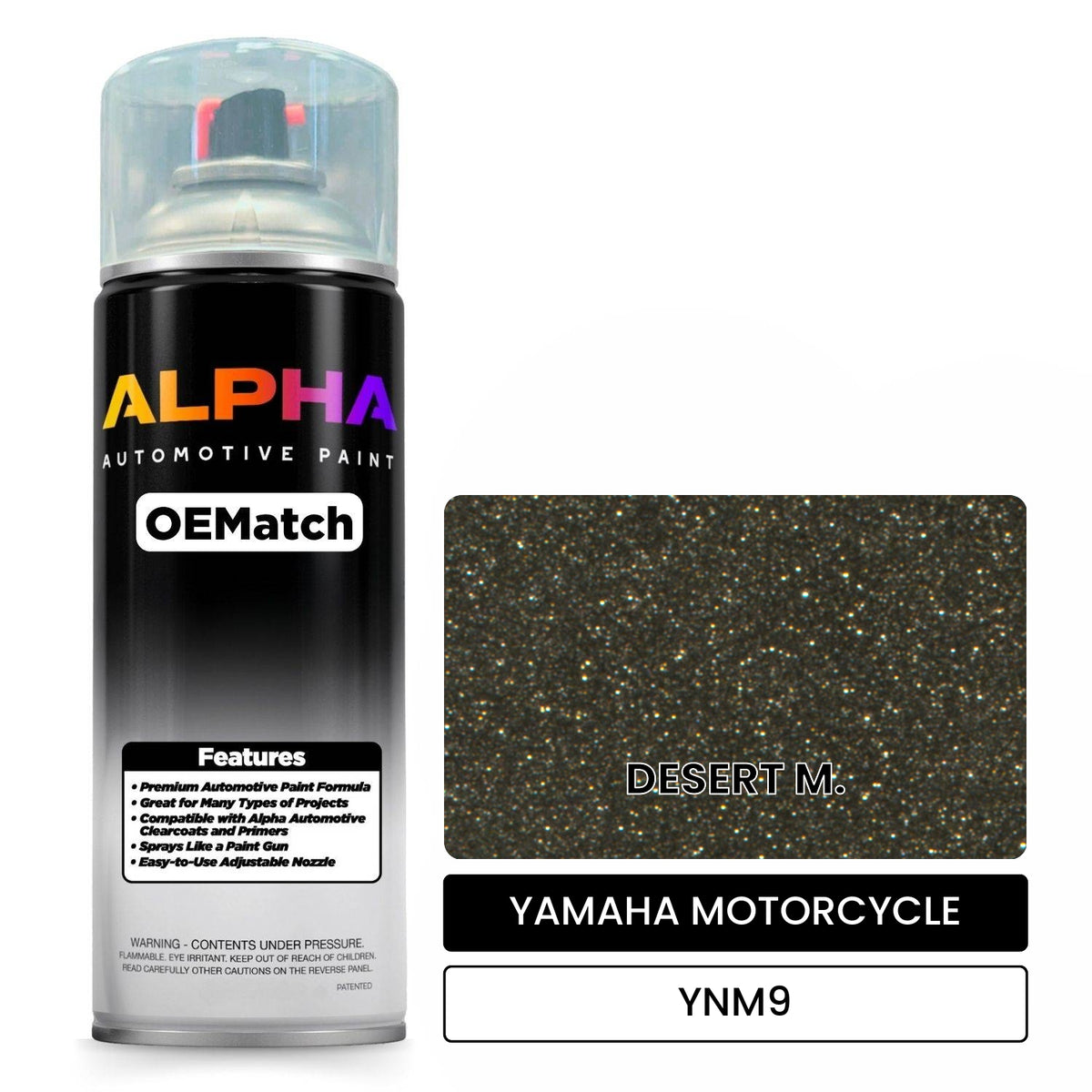 YAMAHA MOTORCYCLE DESERT M. YNM9 OEMatch Spraycan