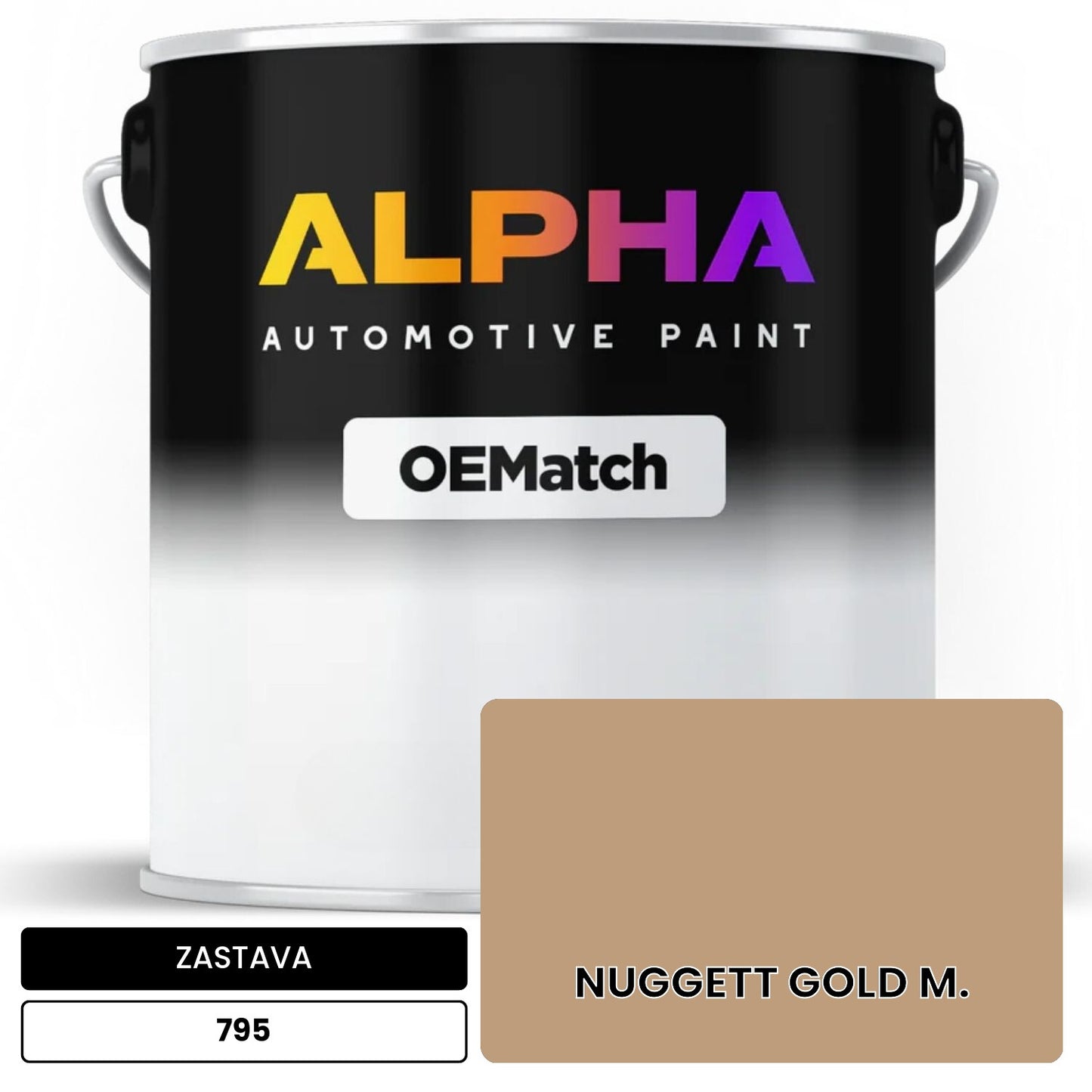 ZASTAVA NUGGETT GOLD M. 795 OEMatch Basecoat